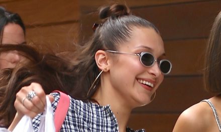 Bella Hadid Accidentally Shows Off Major Underboob While Out In P.