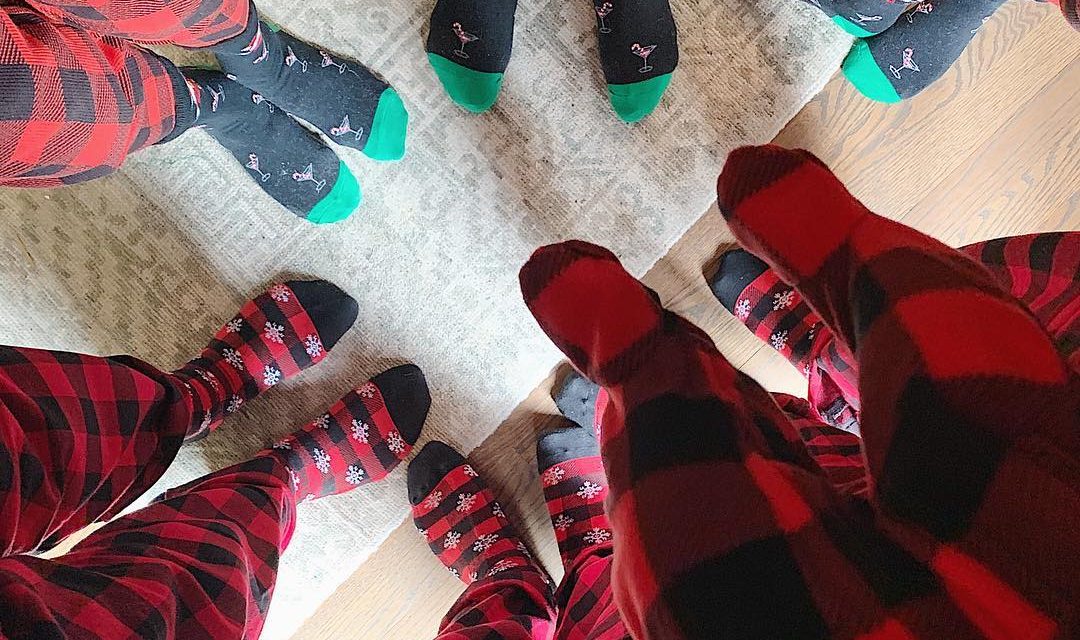 New enhancement to our Christmas sock practice! …
