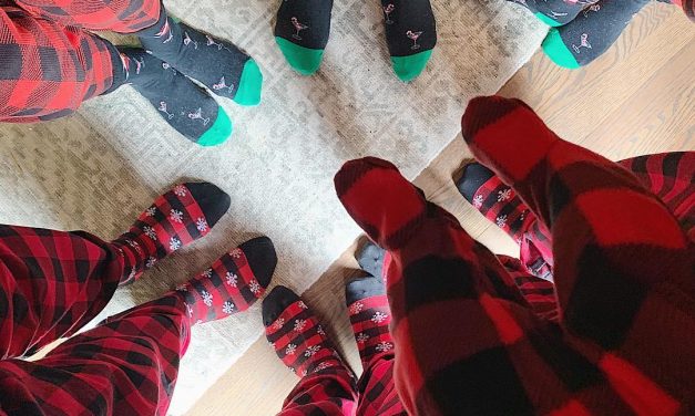 New enhancement to our Christmas sock practice! …