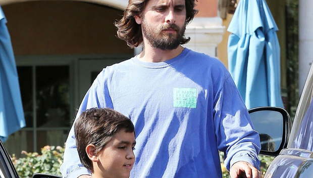 Scott Disick Shows Off Long Hair Makeover During Lunch With Son M.