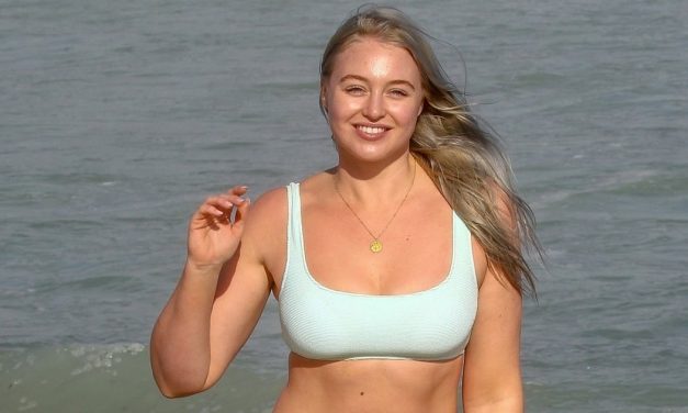 Iskra Lawrence Looks Mighty Fresh in a Mint Bikini in Miami– Now …