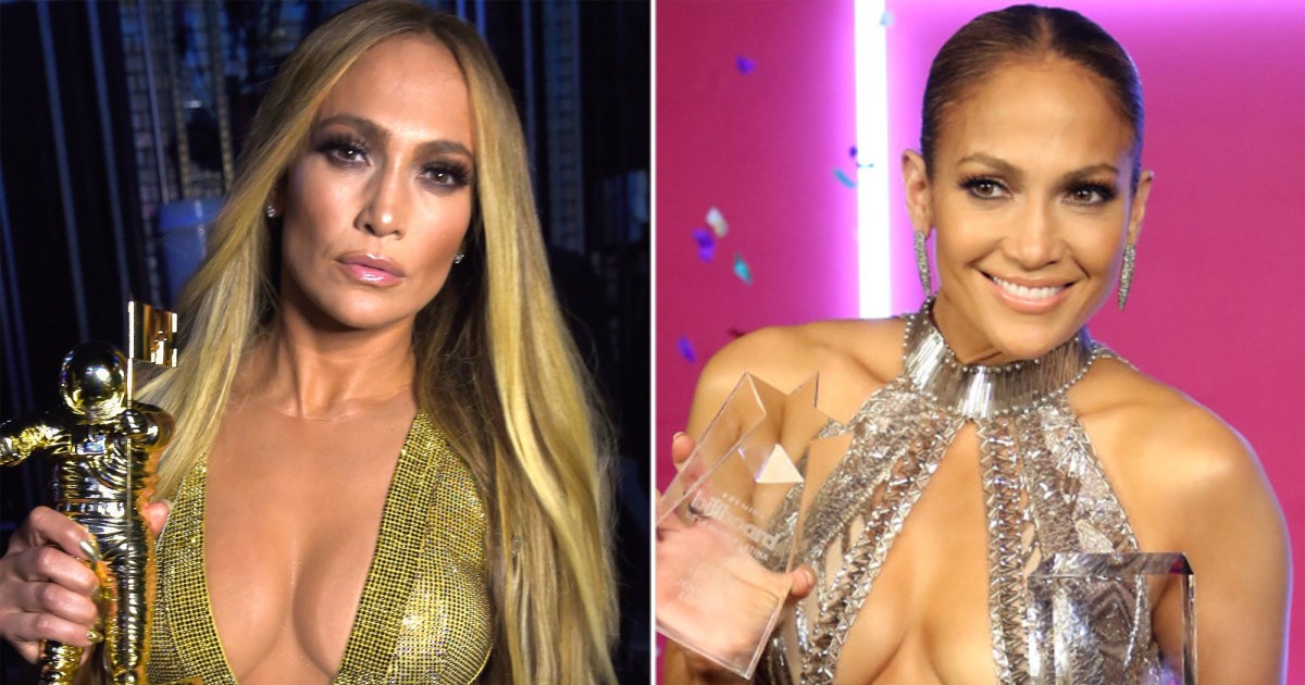 J. Lo Wears Leggings With Her Own Face on Them While Flashing Her …