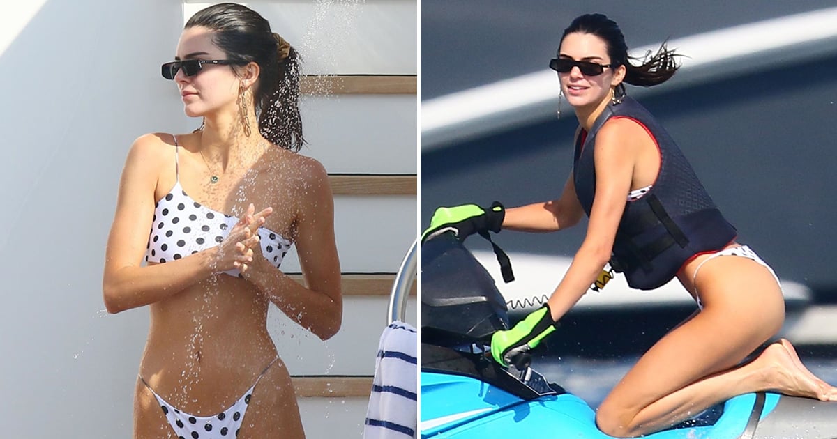 Kendall Jenner ' s Sexy String Bikini Is Jet Ski Friendly, Bel …