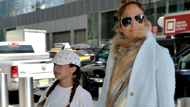 Jennifer Lopez Brings Out Look-AlikeDaughter Emme, 11, For ‘Limi …